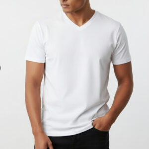 t-shirt męski biały bez napisów