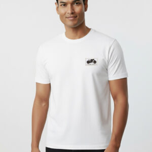 t-shirt cafe racer z motorem