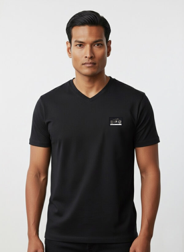 T-shirt Cafe racer black T-shirt