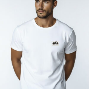 T-shirt męski z caferacer