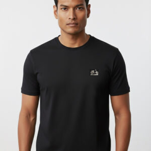 T-shirt czarny Supima męski